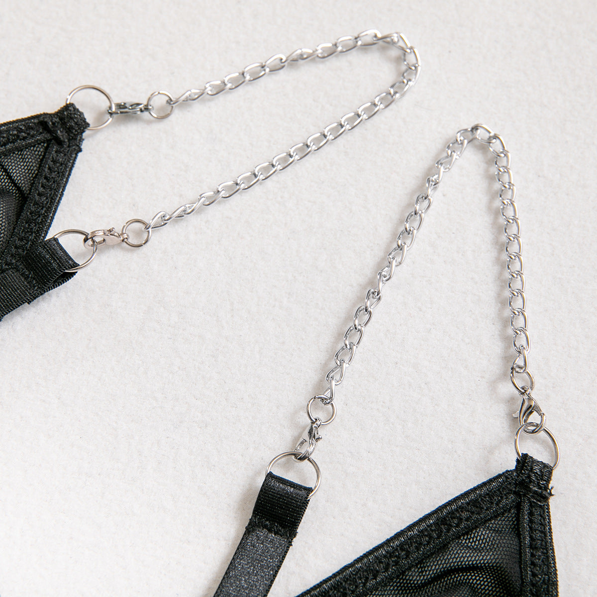 Underwear See-through Push Up,  Slim Halter Two-piece Set