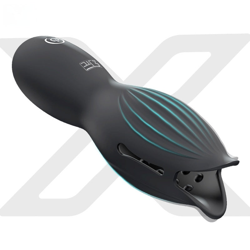 realistic Punching Vibratory  Exercise Men's Waterproof Silicone Toy, Personal pleasure