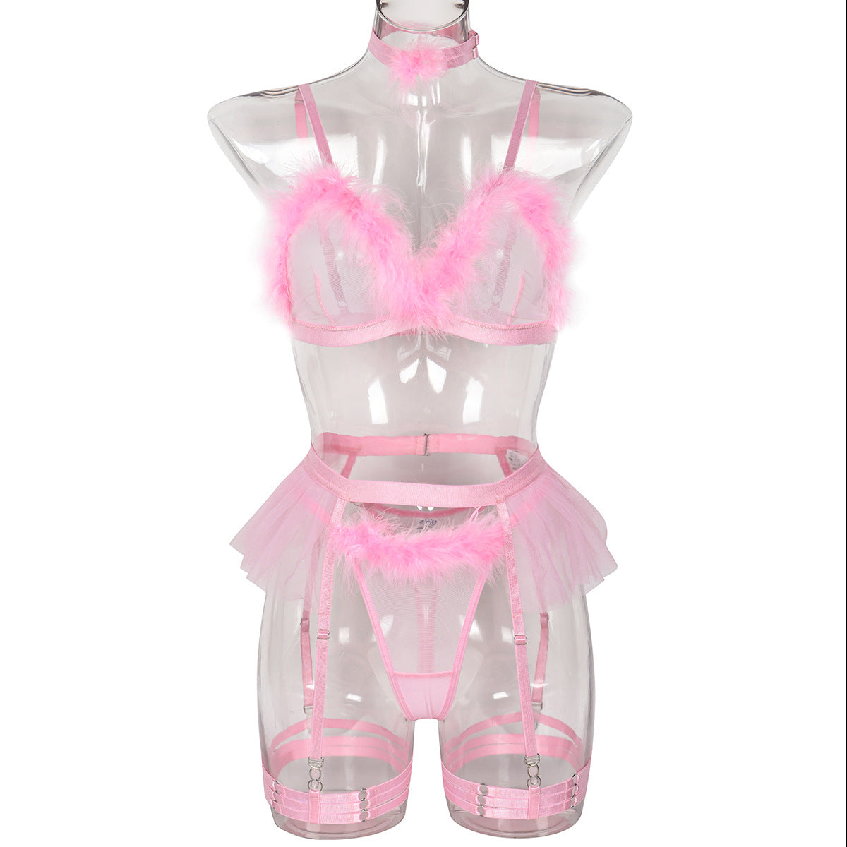 Lace Bra Underwear Five-piece Set