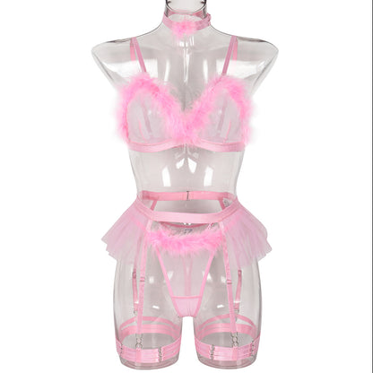 Lace Bra Underwear Five-piece Set