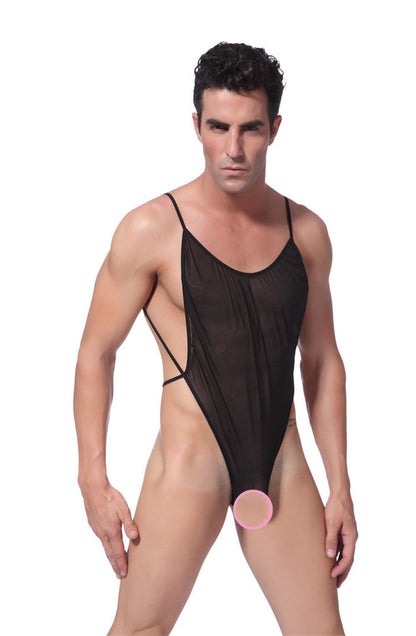 Men's See-through Underwear Bodysuit, LGBT collection, Pride products