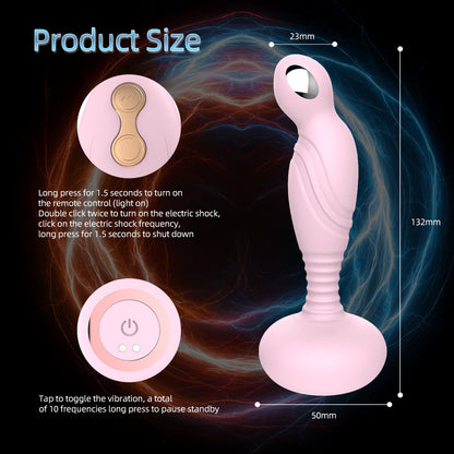 Liquid Silicone Wearable Wellness Device With Remote 10 Modes - Rechargeable Personal Massager