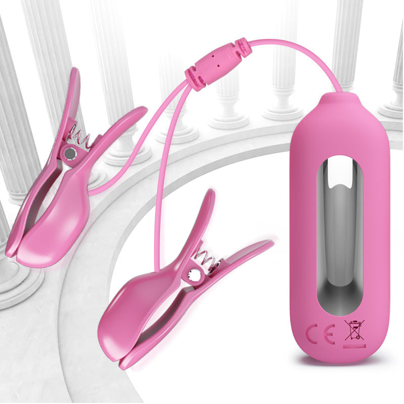 Strong Shock Rechargeable Massage Name Tag Clip elegant