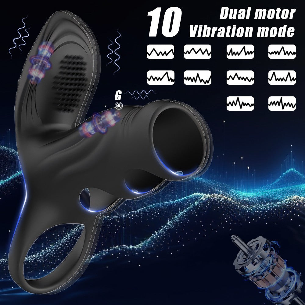 Wireless Remote Control Dual Stimulation Wellness Device - Locking Feature