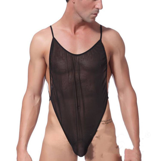 Men's See-through Underwear Bodysuit, LGBT collection, Pride products