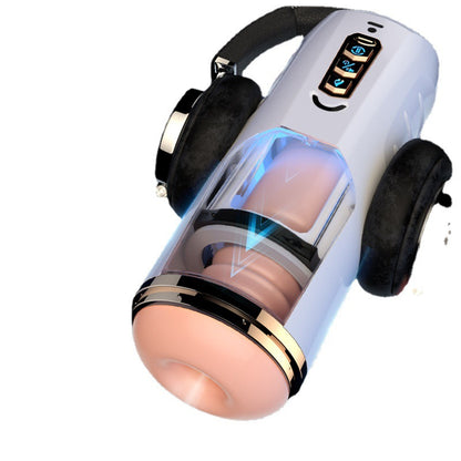 Electric Automatic Wellness Device - Telescopic Heating Trainer for Men