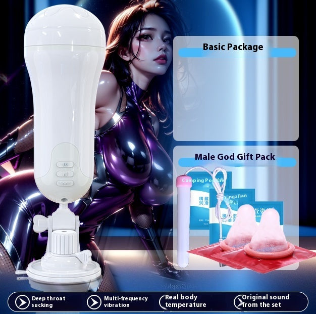 Automatic Personal pleasureCup Men's Dormitory Invisible , Device Electric Real Artificial  Channel Can Be