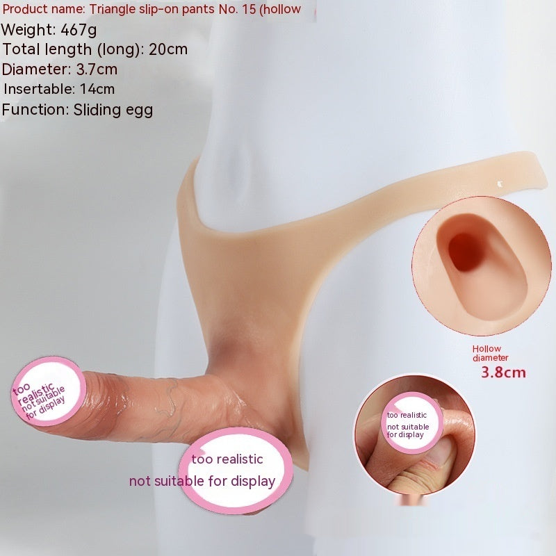 Realistic Wearable Underwear - Triangle Style With Smooth Design