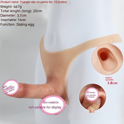 Realistic Wearable Underwear - Triangle Style With Smooth Design