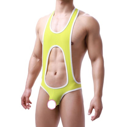 Men's Sculpting Fine Mesh Breathable One Piece Underwear For Men,