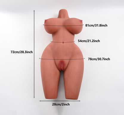 Premium Silicone Figure - High-quality construction with refined details and easy care