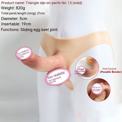 Realistic Wearable Underwear - Triangle Style With Smooth Design