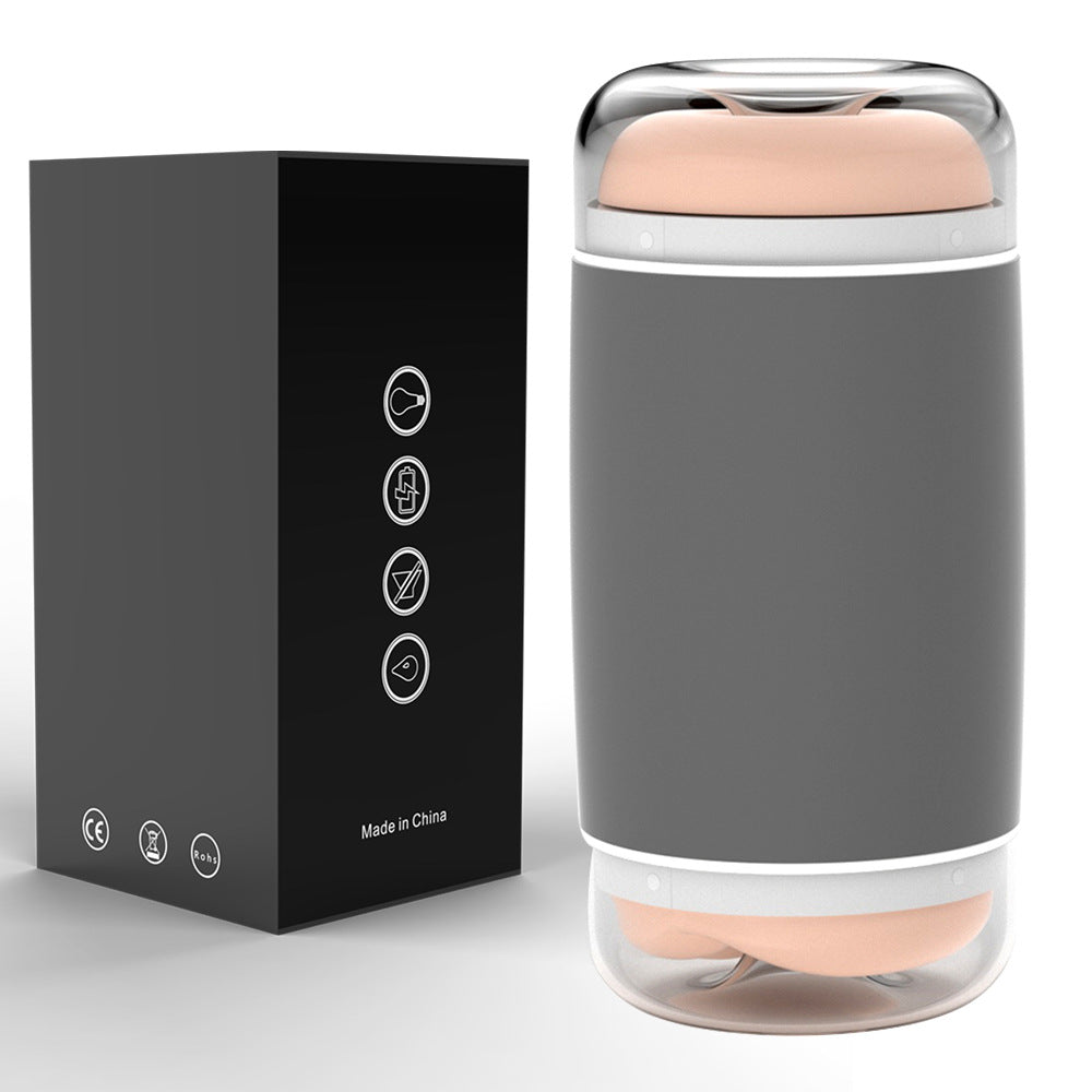 Finger Soft Cup Double-Headed Wellness Device for Men