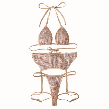 Silver Silk Cloth Push Up Body Shaping  İntimate wellness  Underwear Split Suit