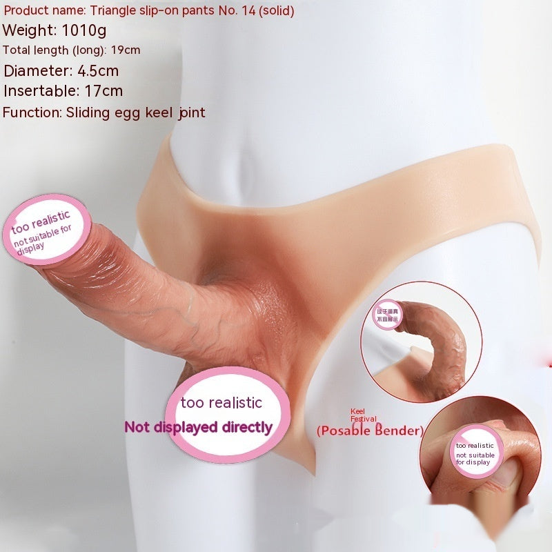 Realistic Wearable Underwear - Triangle Style With Smooth Design