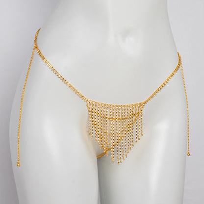 İntimate wellness  Waist T-back Rhinestone,  Body Chains Underwear