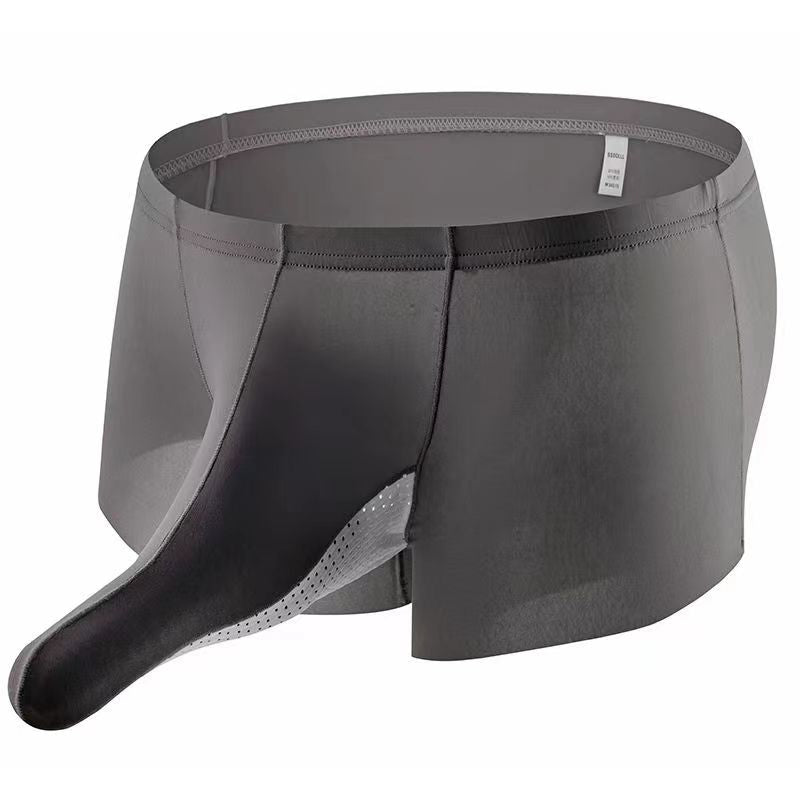 Tide Men's Ice Silk Underwear Bullet Separation Elegant , couple experience