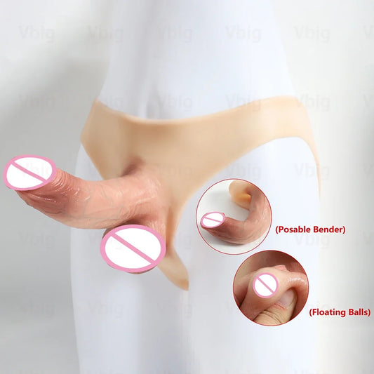 Realistic Wearable Underwear - Triangle Style With Smooth Design