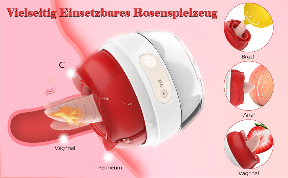 Wellness Device For Couples - Teasing Tongue Licking Suction Personal Massager For Men Women