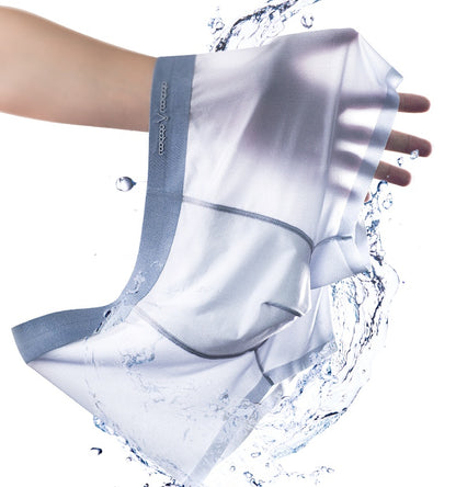 Ice silk underwear men's summer breathable ultra-thin quick-drying boxer