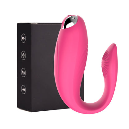 Small Portable U-Shaped Wellness Device With 10 Vibration Modes - Wearable Personal Massager