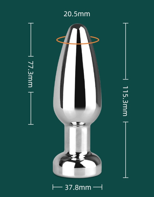 Metal Vibratory  Plug Magnetic Charging Toys, “Comfort-fit design”