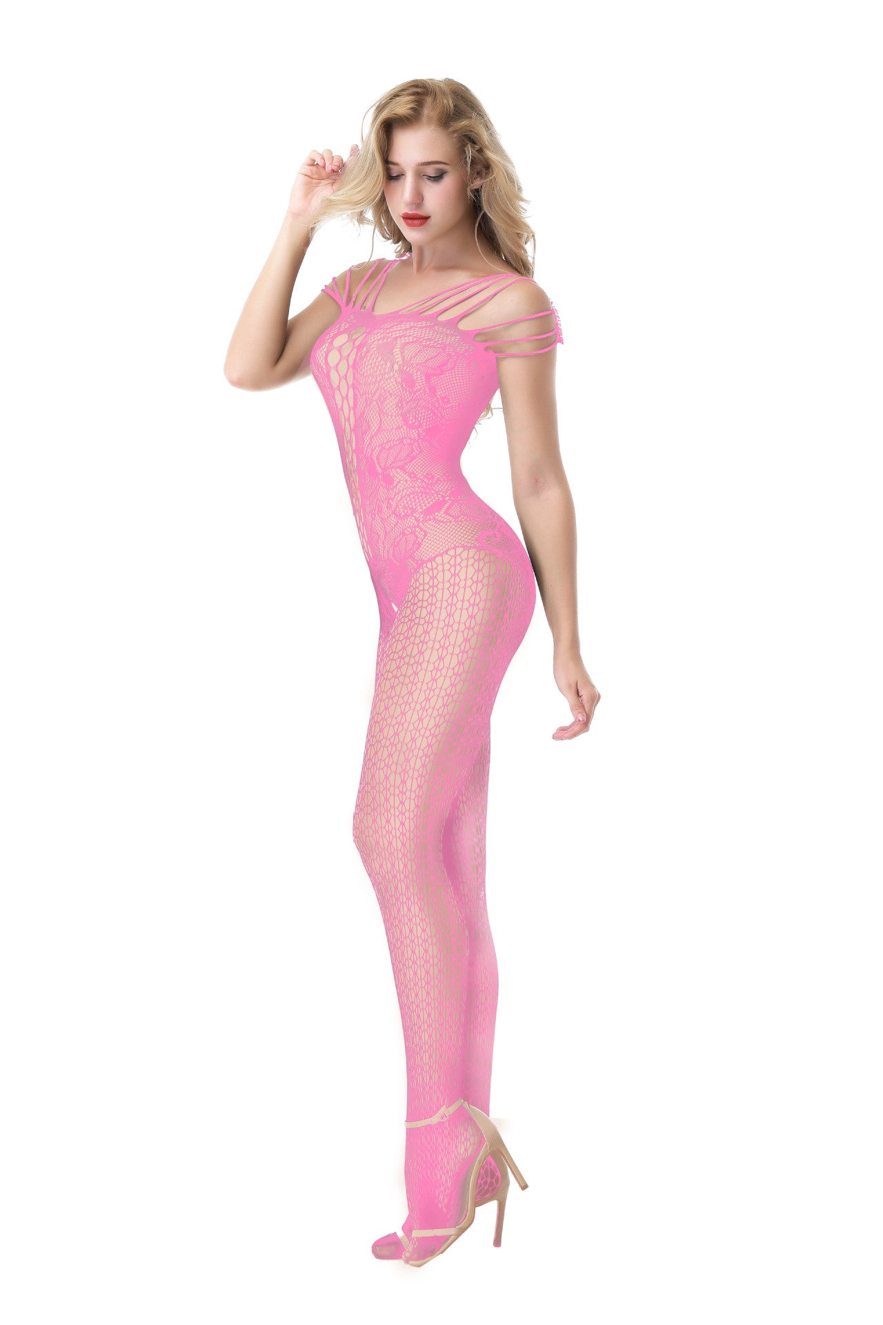 One-piece Stockings elegant Slim Large Size Temptation Net Clothes Bodysuit