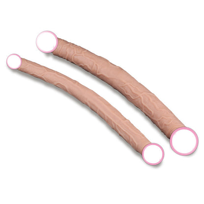 Women's Double-headed Dragon Liquid Silicone Massage Toy “Comfort-fit design”