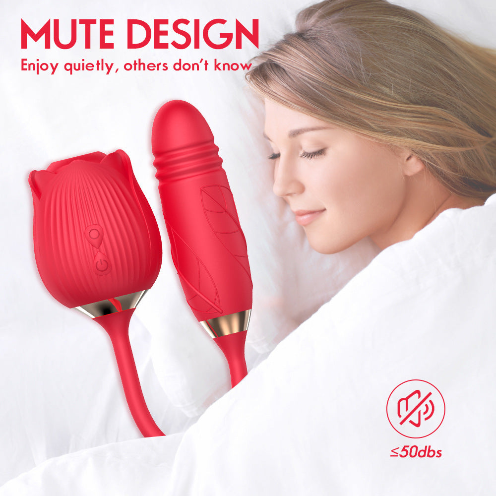 Wellness Device For Women & Couples - 2 in 1 Massager With 10 Vibration Modes, Dual Use Design, USB Rechargeable