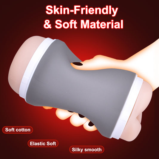 Finger Soft Cup Double-Headed Wellness Device for Men