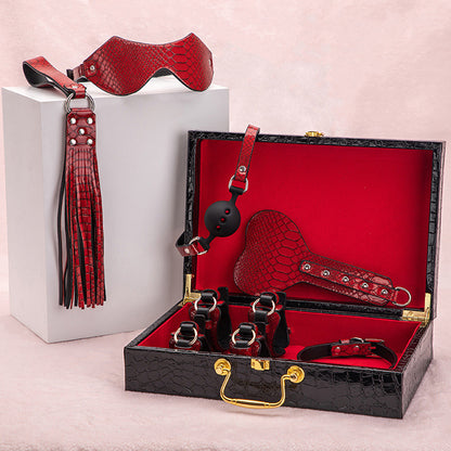 Premium BDSM Accessory Set - Couple Lifestyle Collection with Collar & Handcuffs