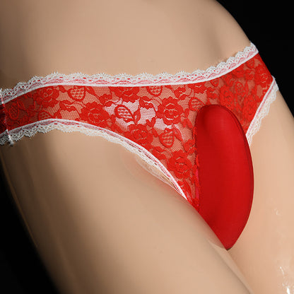 Men's Lace Triangle Underwear - Elegant Couple Intimate Wear Collection