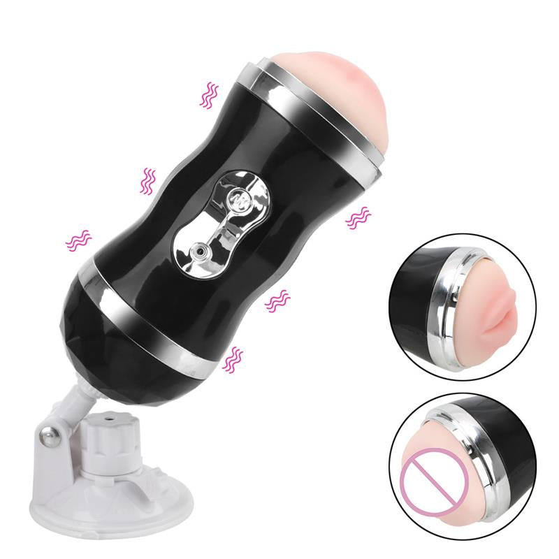 Real silicone And Mouth Realistic Self Heating Automatic Male