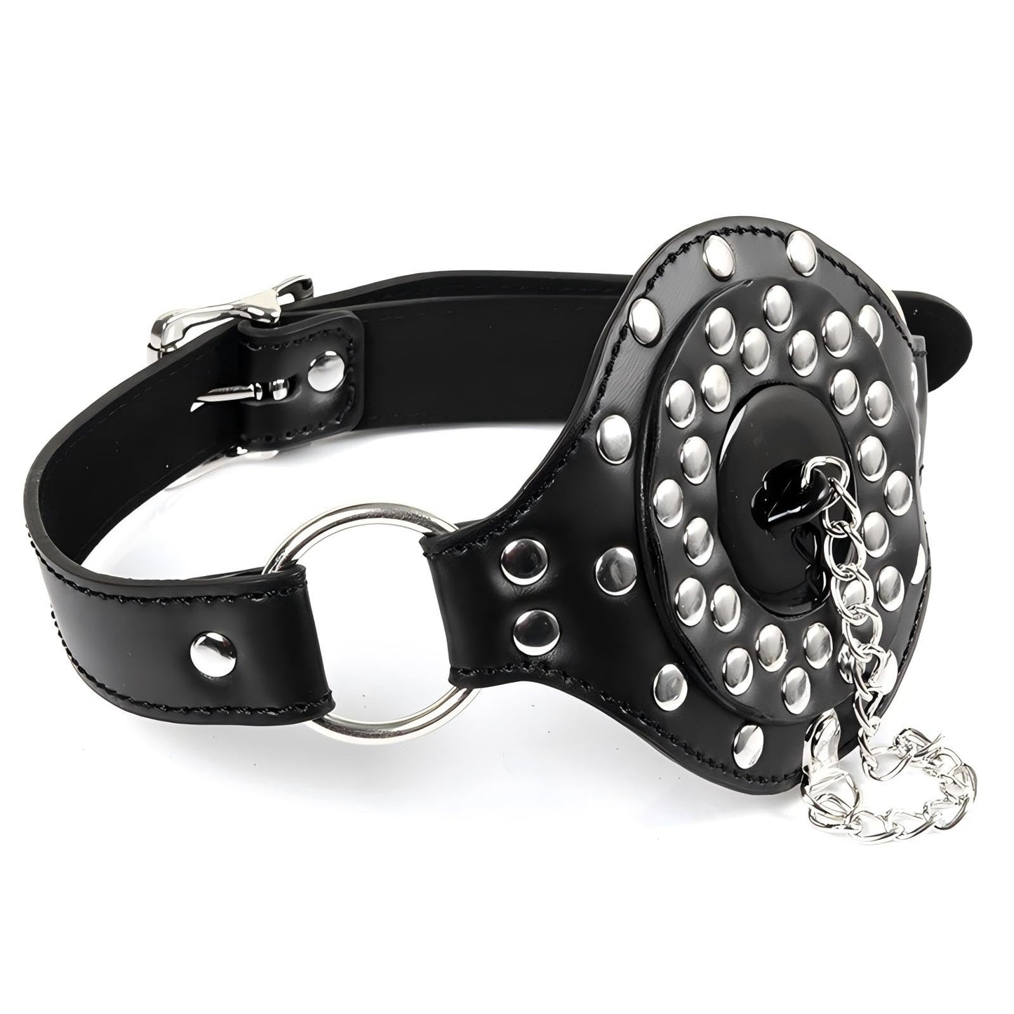 Couple Roleplay Essentials - Adjustable Mouth Gag with Removable Pacifier Plug