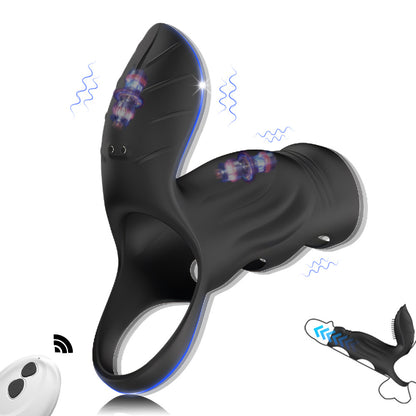 Wireless Remote Control Dual Stimulation Wellness Device - Locking Feature