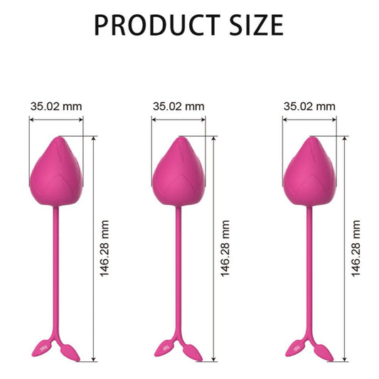 Kegel Exercise Balls - Silicone Pelvic Floor Muscle Trainers For Women