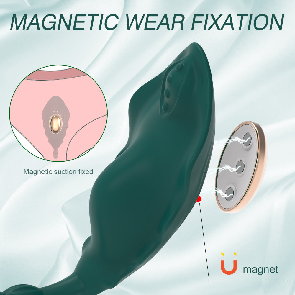 Liquid Silicone Remote & APP Controlled Vibrating Panties - 10 Modes Rechargeable For Women & Couples