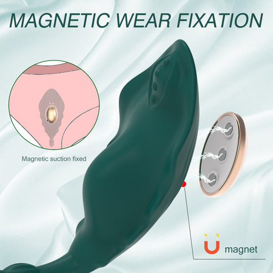 Liquid Silicone Remote & APP Controlled Vibrating Panties - 10 Modes Rechargeable For Women & Couples