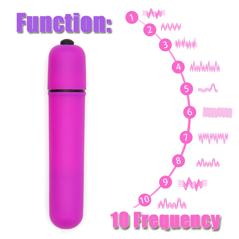 Mini Bullet Vibrator - 10-Frequency Multi-Speed Wellness Device