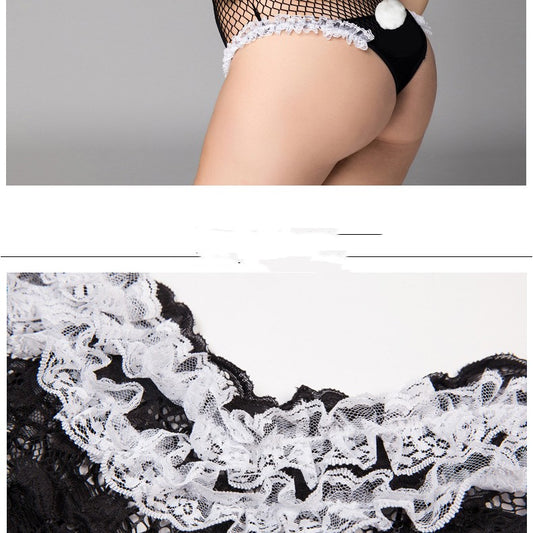 Large Size Hollow Rabbit Girl  Uniform , underwear