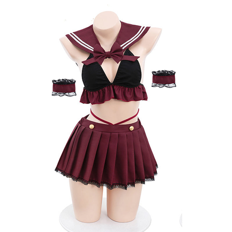 Uniform Split Fun Underwear Set, Elegant , couple experience