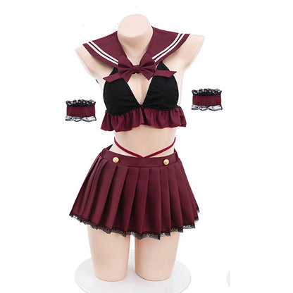 Uniform Split Fun Underwear Set, Elegant , couple experience