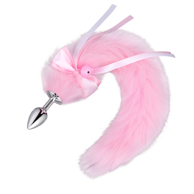 Simple Household Use Bow-knot Bell Fox Tail Metal Toy İntimate wellness accessory