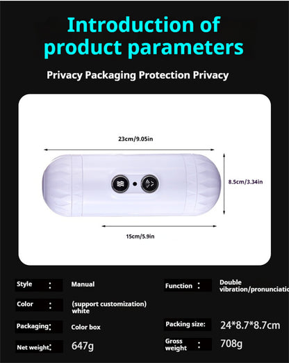 Wellness Cup For Men - Thrusting Device With 8 Gradual Modes, Realistic Textured Personal Massager