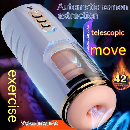 Electric Automatic Wellness Device - Telescopic Heating Trainer for Men