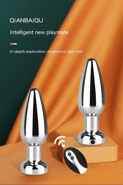 Metal Vibratory  Plug Magnetic Charging Toys, “Comfort-fit design”