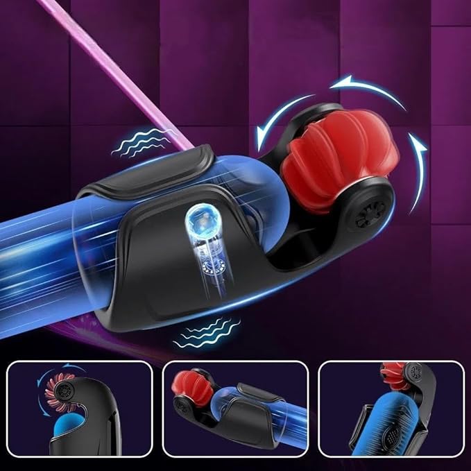 Wellness Device For Men - Tongue-Licking 10 Vibrating Modes Personal Trainer