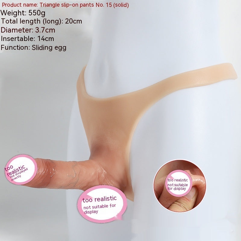 Realistic Wearable Underwear - Triangle Style With Smooth Design