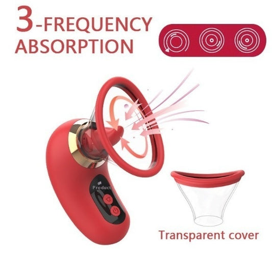 Tongue LED Number Display Handheld Sucking Device intimate wellnes , relaxation