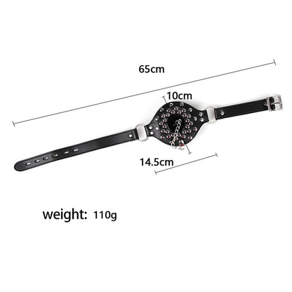 Couple Roleplay Essentials - Adjustable Mouth Gag with Removable Pacifier Plug